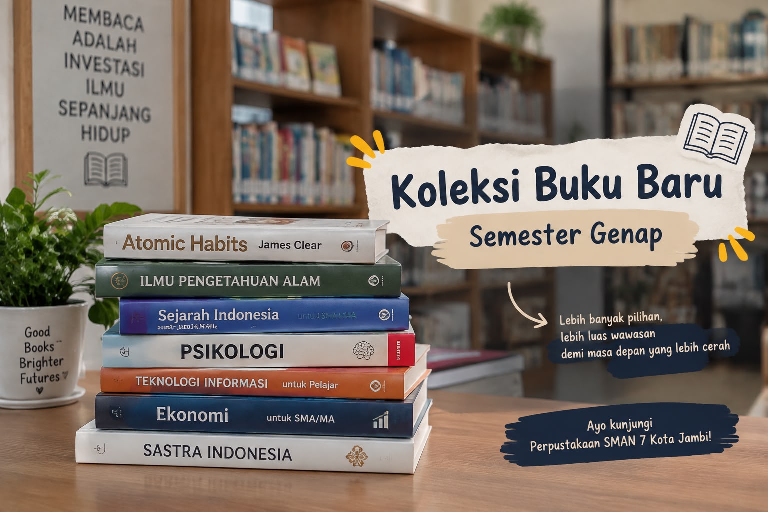 Koleksi Buku Baru Semester Genap